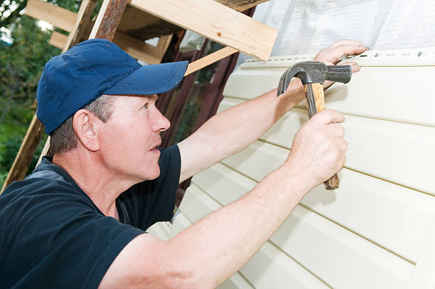 Storm Damage Siding Repair in Key Center, WA